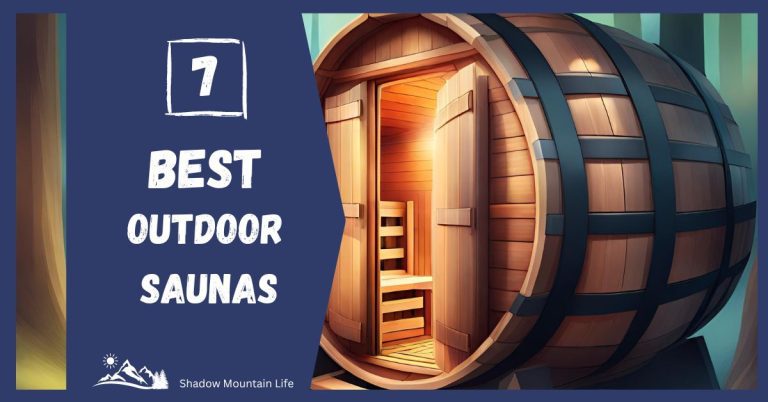 7 Best Outdoor Saunas. Photo of barrel sauna in the woods