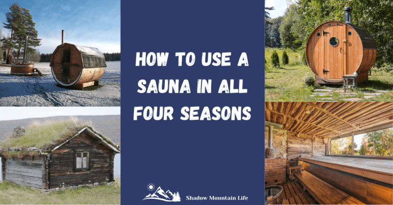 How to use a sauna in all four seasons